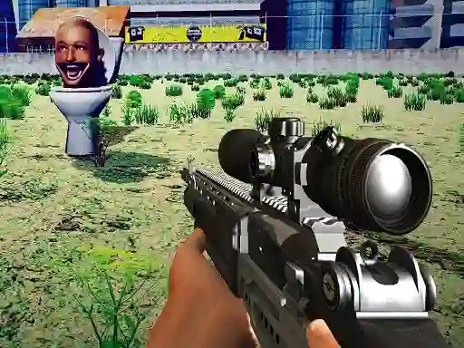 Gêm Sniper Hunting Skibidi Toilet ar-lein