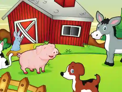 Gêm Happy Farm For Kids ar-lein