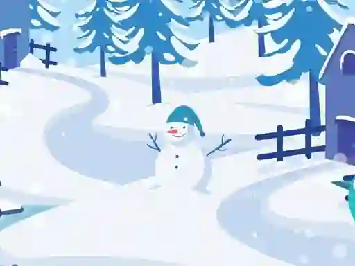 Gêm Happy Snowman Hidden ar-lein