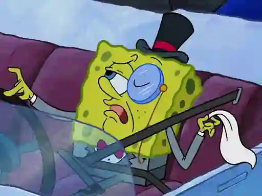 Gêm Spongebob Driving Test Hidden ar-lein