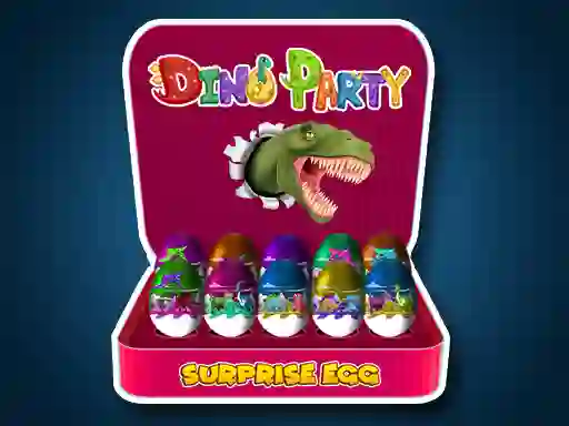 Gêm Surprise Egg: Dino Party ar-lein