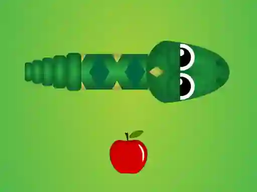 Gêm Snake Eats Apple ar-lein