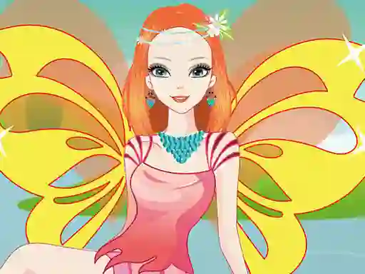 Gêm Fairy of Lake Dressup ar-lein