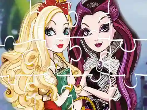 Gêm Ever After High Jigsaw ar-lein