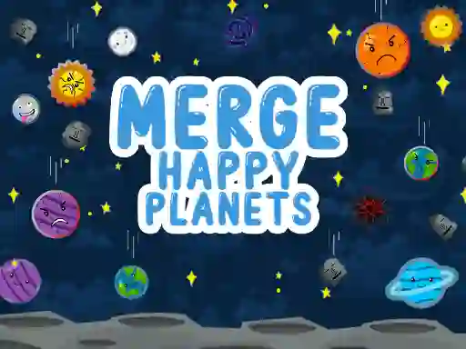 Gêm Merge Happy Planets ar-lein
