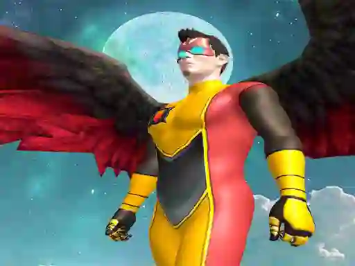 Gêm Superhero Runner ar-lein