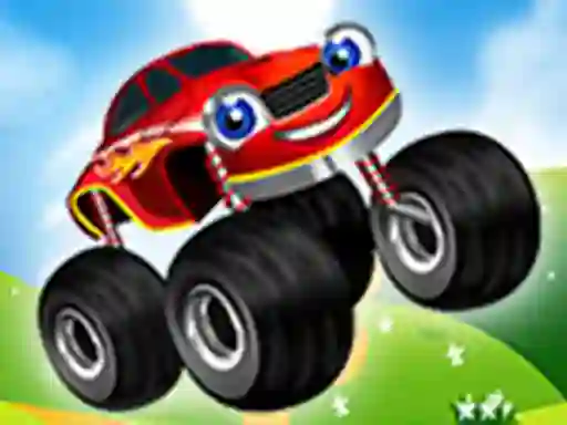 Gêm Monster Trucks Kids Racing ar-lein