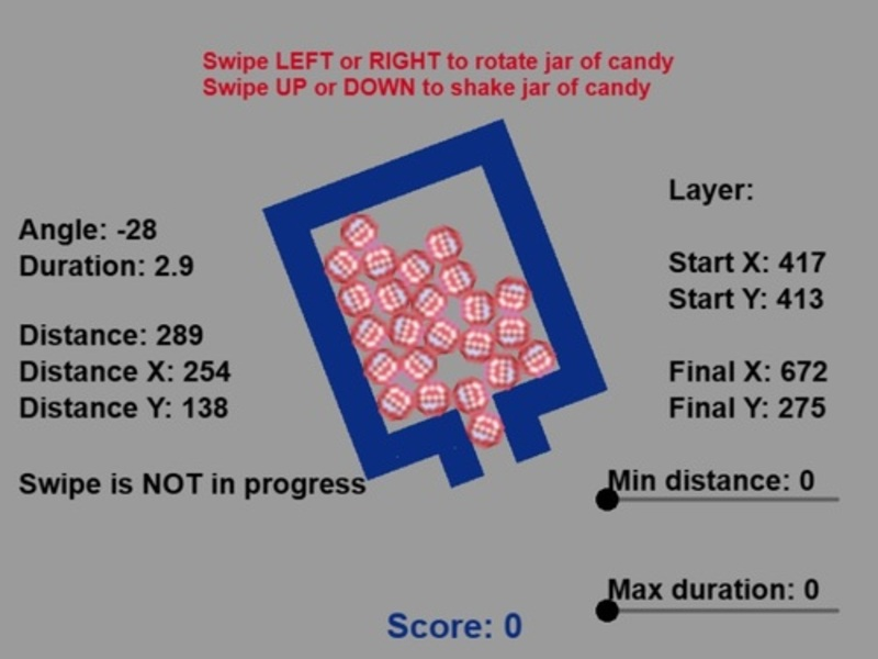 Gêm Candy Shake ysgwyd pos disgyrchiant ar-lein