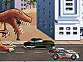 Gêm T rex rampage pizza cynhanesyddol  ar-lein
