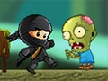 Gêm Kid Ninja vs Zombies  ar-lein