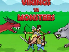 Gêm Llychlynwyr vs Monsters  ar-lein
