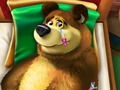 Gêm Masha A'r Y Feddygfa Bear  ar-lein