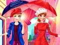 Gêm Elsa Ac Anna Paris Siopa  ar-lein