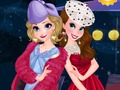 Gêm Anna a Elsa Dresses Coctel  ar-lein