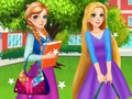 Gêm Princess Disney Bag Coleg  ar-lein