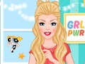 Gêm Barbie`s Edrychwch Powerpuff  ar-lein