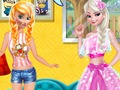 Gêm Minion Galw Heibio Gan Sisters Rhewi  ar-lein