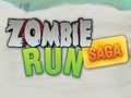Gêm Saga rhedeg zombie ar-lein