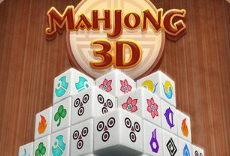 Gêm Mahjong 3d ar-lein