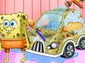 Gêm Glanhau Car Spongebob  ar-lein
