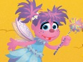 Gêm 123 Sesame Street: Chwiliad blwch tywod Abby ar-lein