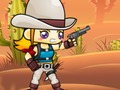 Gêm Zombies Shoot Cowgirl  ar-lein
