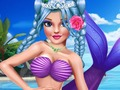 Gêm Arddull Makeup Princess Mermaid  ar-lein
