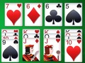 Gêm Solitaire freecell anhygoel ar-lein