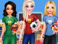 Gêm BFF Tywysoges Pleidlais Ar gyfer Pêl-droed 2018  ar-lein