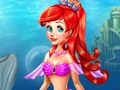 Gêm Mermaid Fach Tywysoges Iachau a Sba  ar-lein