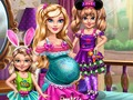 Gêm Barbie gyda efeilliaid  ar-lein