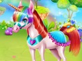 Gêm Salon harddwch unicorn  ar-lein