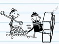 Gêm Dyddiadur plentyn wimpy y tywallt  ar-lein