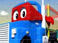 Gêm Jig-so Car City Trucks  ar-lein