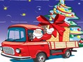Gêm Jig-so Trucks Siôn Corn  ar-lein