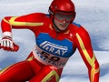 Gêm Efelychydd sgïo slalom  ar-lein