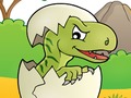 Gêm Gêm Lliwio Dino  ar-lein