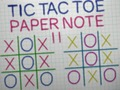Gêm Tic Tac Toe Paper Note II ar-lein