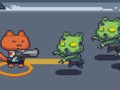Gêm Gunner Cat vs Zombies ar-lein