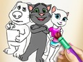 Gêm Llyfr Lliwio Kitty  ar-lein