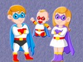 Gêm Jig-so Teulu Super Hero  ar-lein