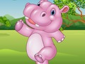 Gêm Jig-so Hippo  ar-lein
