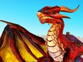 Gêm Dragon yn dinistrio'r ddinas  ar-lein