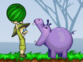 Gêm Bwydo&#39;r hippo ar-lein