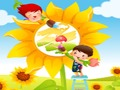 Gêm Jig-so Ciwt Plant Bach  ar-lein