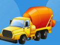 Gêm Jig-so Trucks Cartwn  ar-lein