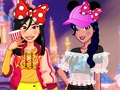 Gêm Ffasiwn Disneyland  ar-lein