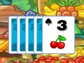 Gêm Solitaire Tri-Ffrwythau!  ar-lein
