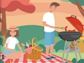 Gêm Gwrthrychau Cudd Picnic Barbeciw  ar-lein