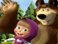 Gêm Masha and the Bear Spot Y gwahaniaeth  ar-lein